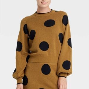 Who what wear polka dot sweater